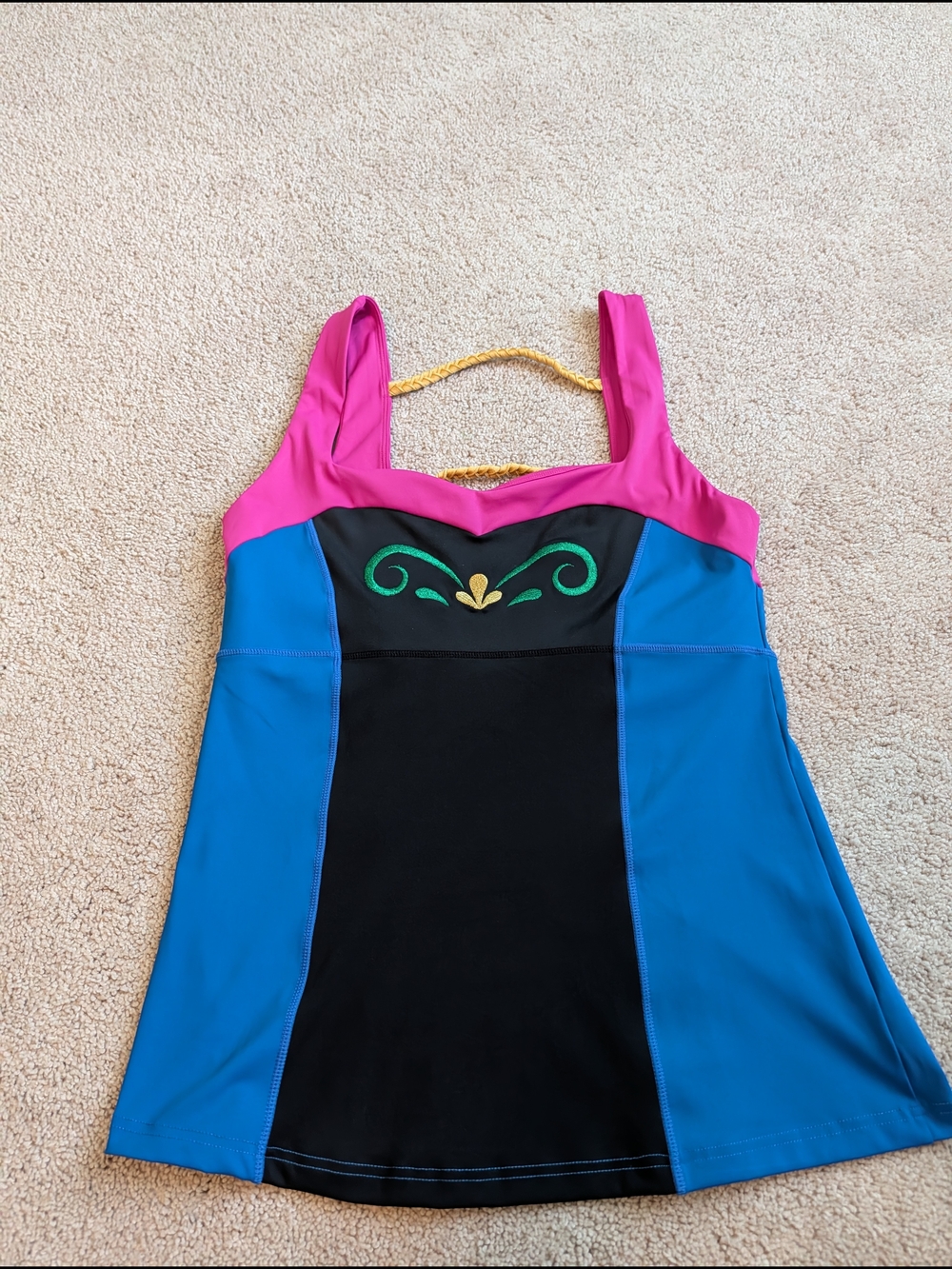 Crowned Athletics "Snow Sister" Athletic Tank Top